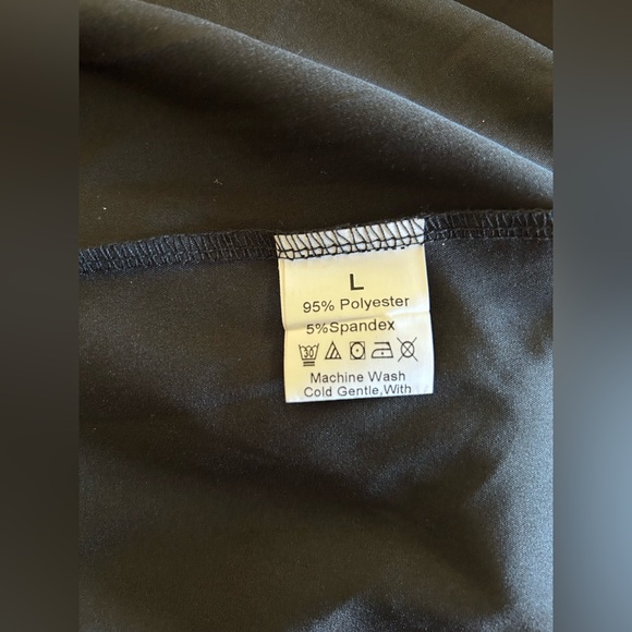 Black Ruffle Sleeve Top - Picture 4 of 4